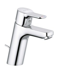 Baterie baie pentru lavoar, Kludi Pure & Easy 372900565, ventil inclus, montaj stativ, monocomanda, finisaj cromat