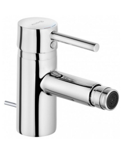 Baterie baie pentru bideu, Kludi Bozz 385330576, monocomanda, finisaj cromat, cu ventil