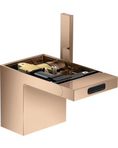 Baterie baie pentru bideu Hansgrohe Axor Myedition 47212300, monocomanda, finisaj red gold, cu ventil pop-up