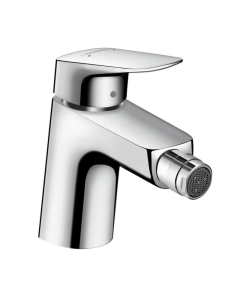 Baterie baie pentru bideu Hansgrohe Logis 70, monocomanda, finisaj cromat, cu ventil pop-up