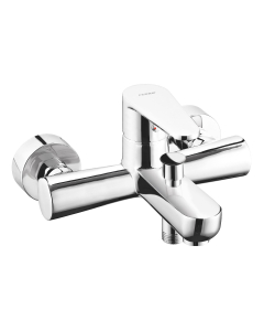 Euroinstal Baterie baie cada/dus, Ferro Algeo BAG1, monocomanda, montaj aplicat, finisaj cromat