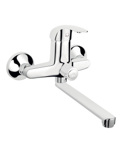 Baterie baie cada, Ferro Vasto BVA3A, monocomanda, montaj aplicat, finisaj cromat, pipa 220 mm