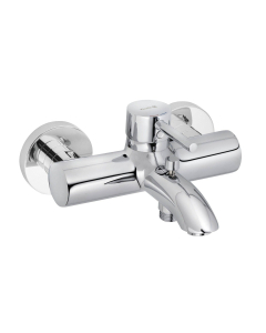 Baterie baie cada, Kludi Bozz 386910576, monocomanda, montaj aplicat, finisaj cromat