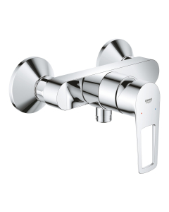 Baterie baie dus, Grohe Bauloop New, monocomanda, montaj aplicat, finisaj cromat