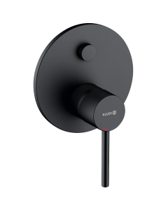 Baterie baie incastrata pentru cada / dus, Kludi Bozz 387593976, montaj incastrat, monocomanda, finisaj negru
