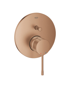 Baterie baie incastrata pentru cada / dus, Grohe Essence 24058DL1, montaj incastrat, monocomanda, finisaj cupru
