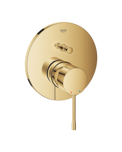 Baterie baie incastrata pentru cada / dus, Grohe Essence 24058GL1, montaj incastrat, monocomanda, finisaj auriu
