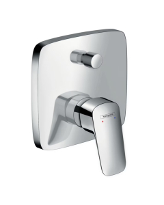 Baterie baie incastrata, pentru cada/dus, Hansgrohe Logis 71405000, monocomanda, finisaj cromat