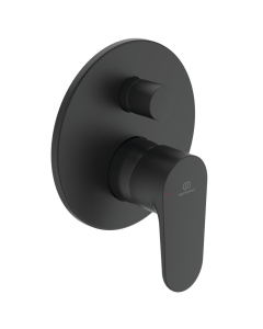 Baterie baie incastrata, pentru cada/dus, Ideal Standard Cerafine O A7350XG, monocomanda, finisaj negru mat