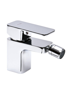 Baterie baie pentru bideu Valvex Loft 2454951, monocomanda, finisaj cromat, cu ventil