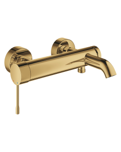 Baterie baie pentru cada / dus, Grohe Essence 33624GL1, montaj aplicat, monocomanda, finisaj auriu lucios