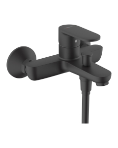 Baterie baie, pentru cada/dus, Hansgrohe Vernis Blend 71440670, monocomanda, montaj aplicat, finisaj negru mat