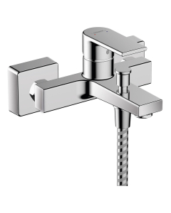 Baterie baie, pentru cada/dus, Hansgrohe Vernis Shape 71450000, monocomanda, montaj aplicat, finisaj cromat