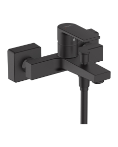 Baterie baie, pentru cada/dus, Hansgrohe Vernis Shape 71450670, monocomanda, montaj aplicat, finisaj negru mat