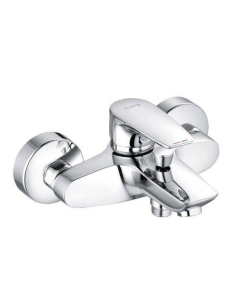 Baterie baie pentru cada/dus, Kludi Pure & Solid 346810575, monocomanda, montaj aplicat, finisaj cromat