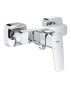 Baterie baie pentru dus, Grohe Cubeo 1018240000, monocomanda, montaj pe perete, finisaj cromat