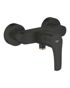 Baterie baie pentru dus, Grohe Eurosmart 335552433, monocomanda, montaj aplicat, finisaj negru mat