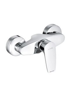 Baterie baie pentru dus, Kludi Pure & Solid 348410575, monocomanda, montaj aplicat, finisaj cromat