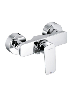 Baterie baie pentru dus, Kludi Pure & Style 408410575, monocomanda, montaj aplicat, finisaj cromat