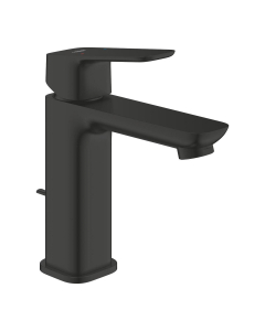 Baterie baie pentru lavoar Grohe Cubeo 1017492430, 3/8", marimea M, montaj stativ, monocomanda, cartus ceramic, finisaj negru mat, set evacuare cu tija