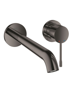 Baterie baie pentru lavoar, Grohe Essence 19967A01, marimea L, montaj incastrat, monocomanda, finisaj grafit lucios