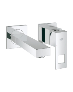 Baterie baie pentru lavoar, Grohe Eurocube 19895000, marimea S, montaj incastrat, monocomanda, finisaj cromat