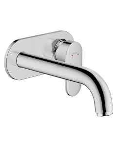 Baterie baie pentru lavoar, Hansgrohe Vernis Blend 71576000, pipa 20.7 cm, montaj incastrat, monocomanda, finisaj cromat