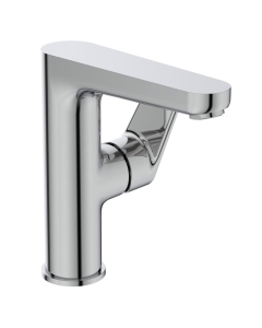 Baterie baie pentru lavoar, Ideal Standard Cerafine O BC555AA, stativa, monocomanda, alama, finisaj cromat