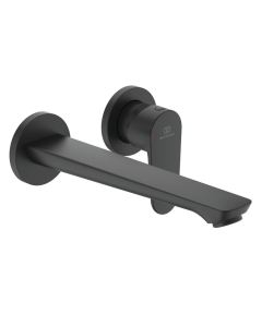 Baterie baie pentru lavoar, Ideal Standard Cerafine O BD133XG, incastrata, monocomanda, alama, finisaj negru mat