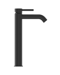 Baterie baie pentru lavoar inalta, Ideal Standard Ceraline BC269XG, stativa, monocomanda, alama, finisaj negru mat