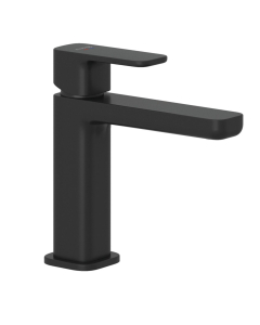 Baterie baie pentru lavoar, Kludi Renon 422883975, montaj stativ, monocomanda, finisaj negru mat
