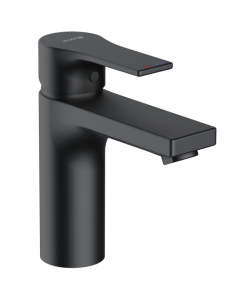 Baterie baie pentru lavoar Kludi Zenta SL 482983965, monocomanda, finisaj negru mat, ventil inclus