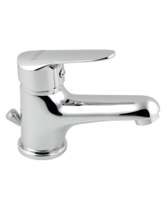 Baterie baie pentru lavoar, Novaservis Iris New 94401.0, stativa, monocomanda, finisaj cromat, cu ventil