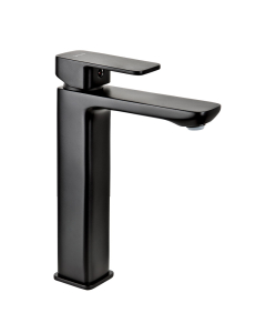 Baterie baie pentru lavoar, Valvex Loft Black 2455910, stativa, monocomanda, finisaj negru mat