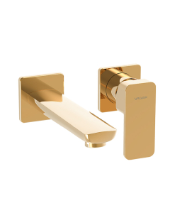 Baterie baie pentru lavoar, Valvex Loft Gold 2455860, incastrata, monocomanda, alama, finisaj auriu lucios