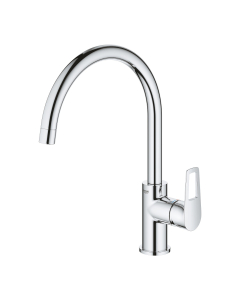 Baterie bucatarie, Grohe BauLoop 31368001, stativa, monocomanda, alama, finisaj cromat