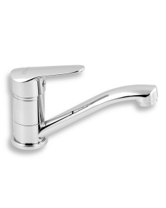 Baterie bucatarie, Novaservis Iris New 94496.0, stativa, monocomanda, finisaj cromat, pipa 150 mm