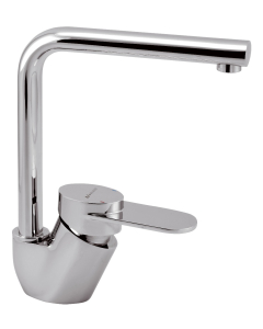 Baterie bucatarie, Novaservis Noblesse Eliptic 33713.0, stativa, monocomanda, alama, finisaj cromat