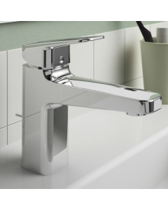 Baterie baie pentru lavoar, Ideal Standard Ceraplan BD227AA, stativa, monocomanda, alama, finisaj cromat, cu ventil pop-up 