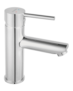 Baterie baie pentru lavoar, Ferro Fiesta BFI2, stativa, monocomanda, alama, finisaj cromat, cu ventil