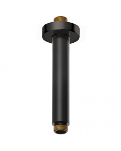 Brat fix pentru dus, Kludi A - QA 6651539-00, negru mat, 15 cm
