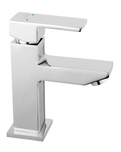 Baterie baie pentru lavoar, Ferro Zicco BZI2, stativa, monocomanda, finisaj cromat, cu ventil