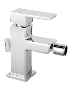 Baterie baie pentru bideu Ferro Zicco BZI6, monocomanda, finisaj cromat, cu ventil