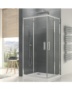 Cabina patrata dus SanSwiss Ocelia 80 x 80 x 190 cm, usa culisanta, OCEAC0805007