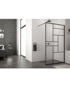 Perete dus tip Walk-In, sticla, Easy STR4P, Loft 73, 120 x 200 cm