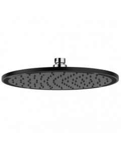 Cap dus fix Kludi A-QA 6432587-00, negru mat, 1 functie, sistem anticalcar
