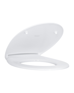 Capac WC din duroplast, Grohe Bau 39493000, alb, inchidere soft close