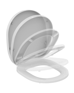 Capac WC din duroplast, Ideal Standard Connect E712701, alb, inchidere lenta