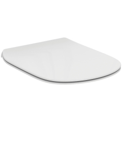 Capac WC din duroplast, Ideal Standard Tesi Slim T352801, alb, inchidere standard