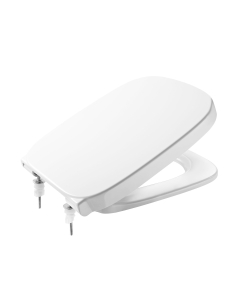 Capac WC din duroplast, Roca Debba A8019D2004, alb, inchidere lenta